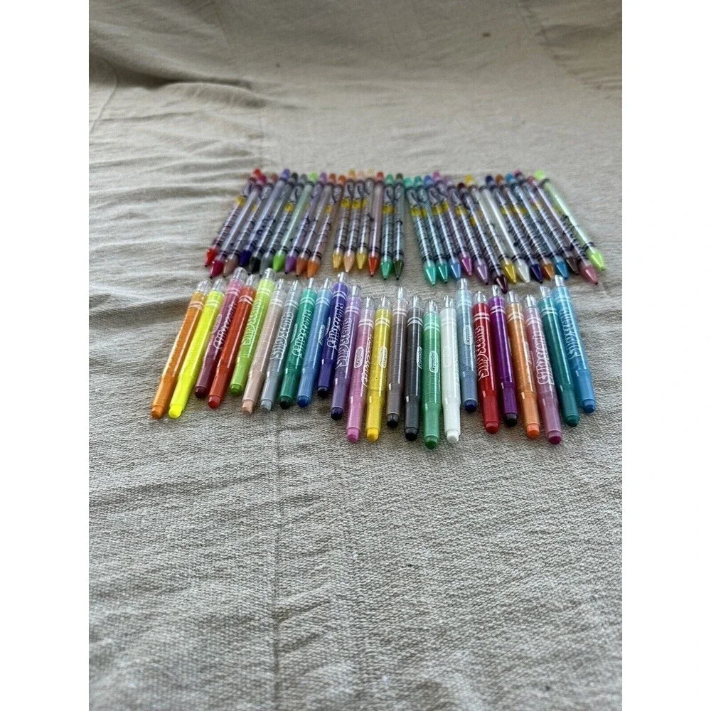 Lot of Silly Scents Crayons Crayola Twistable Colored Pencils and Colored Pencil